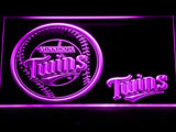 FREE Minnesota Twins (2) LED Sign - Purple - TheLedHeroes