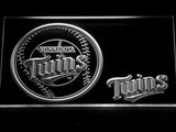 Minnesota Twins (2) LED Neon Sign USB - White - TheLedHeroes