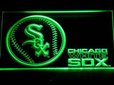 Chicago White Sox LED Neon Sign USB - Green - TheLedHeroes