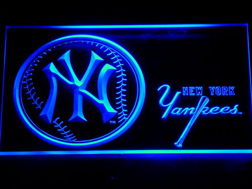 FREE New York Yankees (2) LED Sign - Blue - TheLedHeroes