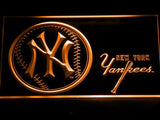 New York Yankees (2) LED Neon Sign Electrical - Orange - TheLedHeroes
