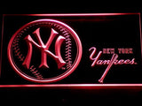 New York Yankees (2) LED Neon Sign USB - Red - TheLedHeroes
