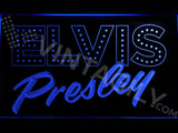 Elvis Presley 2 LED Sign - Blue - TheLedHeroes