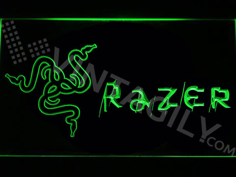 Razer LED Sign - Green - TheLedHeroes