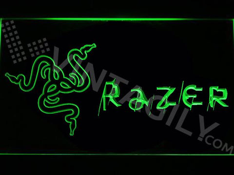 Razer LED Neon Sign Electrical - Green - TheLedHeroes