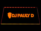 DJ Pauly D LED Neon Sign Electrical - Orange - TheLedHeroes