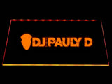 DJ Pauly D LED Neon Sign USB - Orange - TheLedHeroes