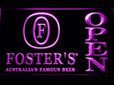 FREE Foster Open LED Sign - Purple - TheLedHeroes