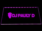 DJ Pauly D LED Neon Sign USB - Purple - TheLedHeroes