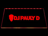 DJ Pauly D LED Neon Sign Electrical - Red - TheLedHeroes
