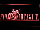Final Fantasy VI LED Neon Sign Electrical - Red - TheLedHeroes