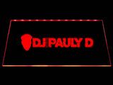 DJ Pauly D LED Neon Sign USB - Red - TheLedHeroes