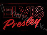 Elvis Presley 2 LED Sign - Red - TheLedHeroes