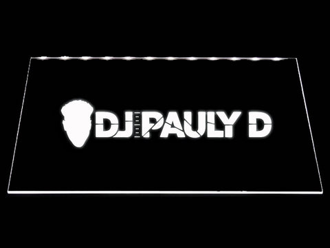 DJ Pauly D LED Neon Sign USB - White - TheLedHeroes