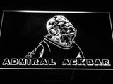 Star Wars Admiral Ackbar LED Neon Sign USB - White - TheLedHeroes
