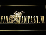 Final Fantasy VI LED Neon Sign USB - Yellow - TheLedHeroes