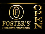 FREE Foster Open LED Sign - Yellow - TheLedHeroes