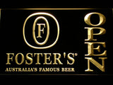 Foster Open LED Neon Sign USB - Yellow - TheLedHeroes