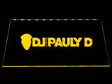 DJ Pauly D LED Neon Sign USB - Yellow - TheLedHeroes