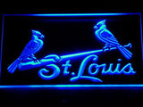 St. Louis Cardinals (3) LED Neon Sign Electrical - Blue - TheLedHeroes