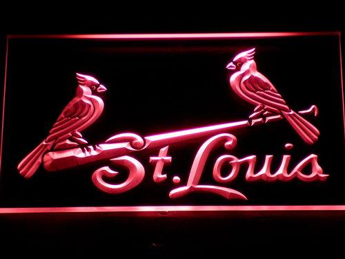 St. Louis Cardinals (3) LED Neon Sign Electrical - Red - TheLedHeroes