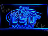 LSU Tigers LED Neon Sign USB - Blue - TheLedHeroes