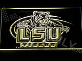 LSU Tigers LED Neon Sign Electrical - Yellow - TheLedHeroes