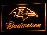 Baltimore Ravens Budweiser LED Sign - Orange - TheLedHeroes