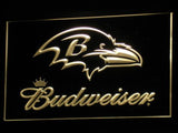 Baltimore Ravens Budweiser LED Sign - Yellow - TheLedHeroes