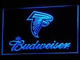 Atlanta Falcons Budweiser LED Neon Sign USB - Blue - TheLedHeroes