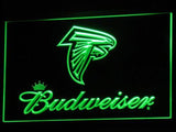 Atlanta Falcons Budweiser LED Neon Sign USB - Green - TheLedHeroes