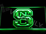 NC State Wolfpack LED Neon Sign USB - Green - TheLedHeroes