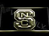 NC State Wolfpack LED Sign - Yellow - TheLedHeroes