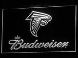 Atlanta Falcons Budweiser LED Neon Sign USB - White - TheLedHeroes