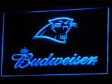 Carolina Panthers Budweiser LED Neon Sign Electrical - Blue - TheLedHeroes