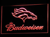 Denver Broncos Budweiser LED Neon Sign Electrical - Red - TheLedHeroes
