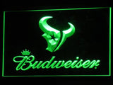 Houston Texans Budweiser LED Sign - Green - TheLedHeroes