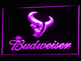Houston Texans Budweiser LED Sign - Purple - TheLedHeroes