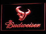Houston Texans Budweiser LED Sign - Red - TheLedHeroes