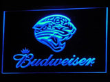 Jacksonville Jaguars Budweiser LED Neon Sign Electrical - Blue - TheLedHeroes