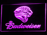 Jacksonville Jaguars Budweiser LED Neon Sign Electrical - Purple - TheLedHeroes