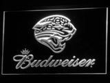Jacksonville Jaguars Budweiser LED Neon Sign USB - White - TheLedHeroes