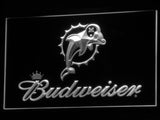 FREE Miami Dolphins Budweiser LED Sign - White - TheLedHeroes