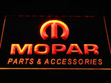 FREE Mopar Parts & Accessories LED Sign - Orange - TheLedHeroes