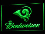 FREE Los Angeles Rams Budweiser LED Sign - Green - TheLedHeroes