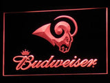 Saint Louis Rams Budweiser LED Neon Sign Electrical - Red - TheLedHeroes