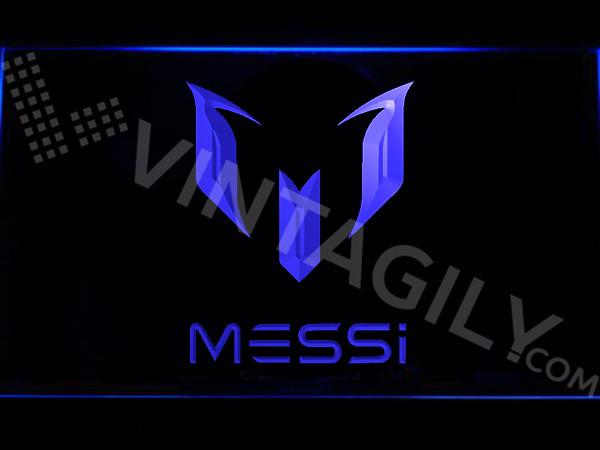 Lionel Messi LED Neon Sign Electrical - Blue - TheLedHeroes