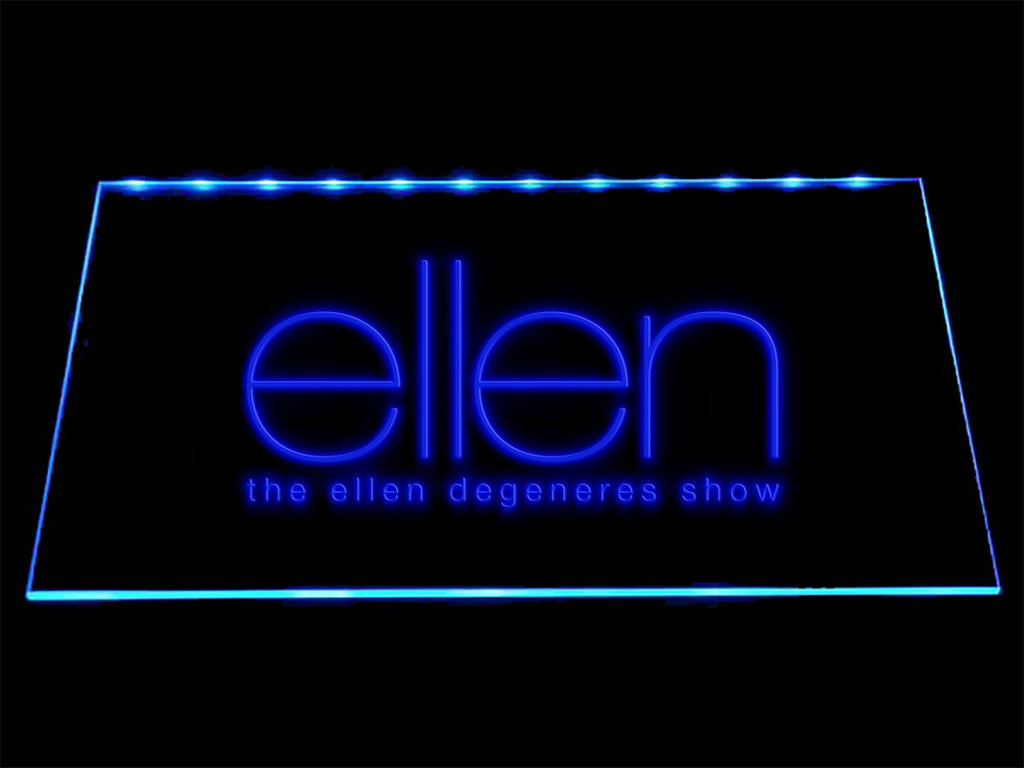 The Ellen DeGeneres Show LED Neon Sign Electrical - Blue - TheLedHeroes