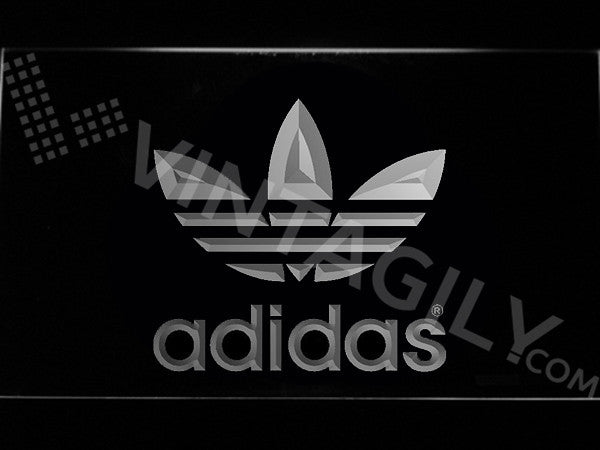 Adidas original LED Sign - White - TheLedHeroes