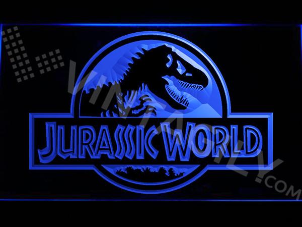 Jurrasic World LED Neon Sign Electrical - Blue - TheLedHeroes